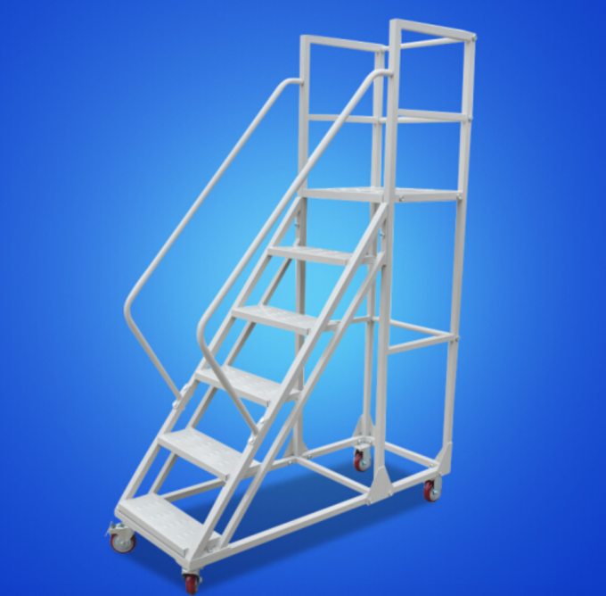 Escaleras funcionales multi de Warehouse del balanceo en las ruedas/la