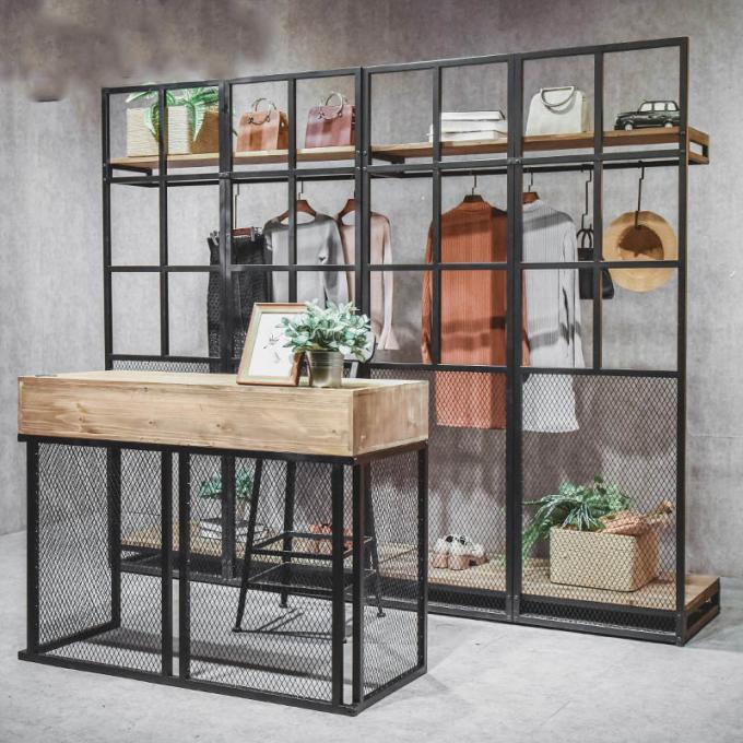 Estantes de exhibición comerciales de la ropa que cuelgan el estante de