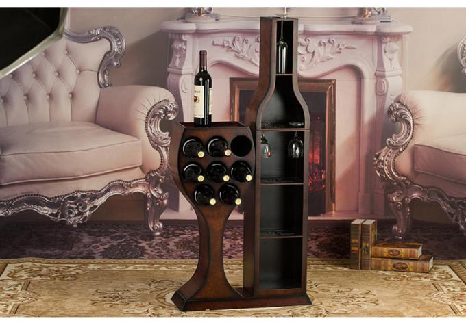 El gabinete de almacenamiento del vino de la forma de la guitarra, los