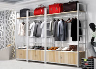 Fácil instale la exhibición de la tienda de ropa que deja de lado 35kg/capacidad de cargamento de la capa