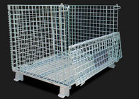 Jaulas durables del almacenamiento de la malla de alambre/mueble industrial de la jaula del almacenamiento