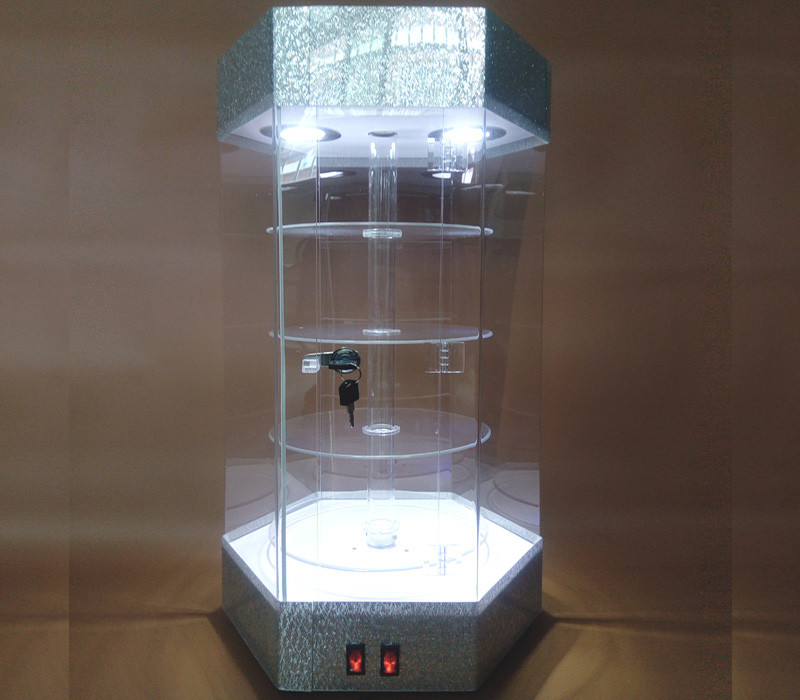 Torre de moda de la exhibición de la joyería del equipo de exhibición de la joyería con la luz del proyector