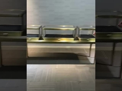Vitrinas de joyería con cerradura 2 puertas 1 estante Cerradura eléctrica o normal